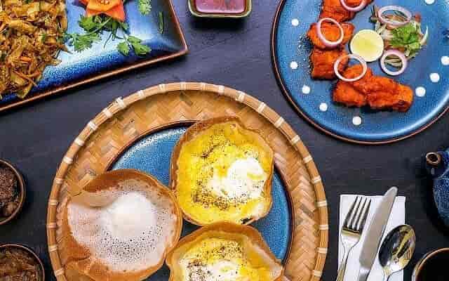 High-end F&B display at Copper Ceylon bar for luxury networking brunch and corporate events.