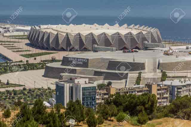Aerial View Of Baku Crystal Hall ...