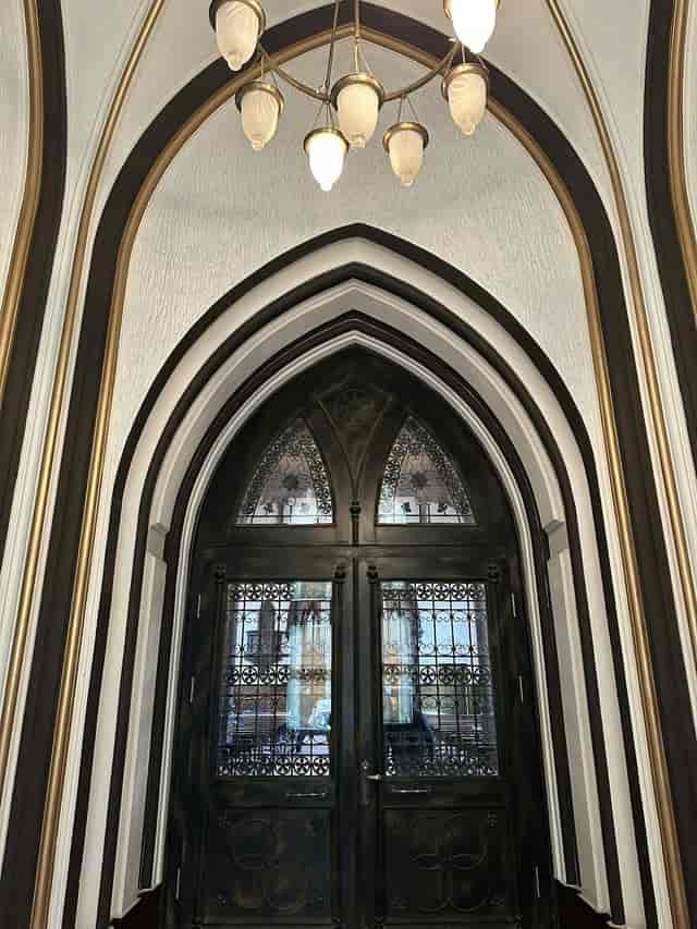 Main Hall at Kapellhaus featuring historic architecture, perfect for wedding or event venues.