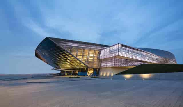 Modern auditorium in Baku Convention Center, ideal for corporate galas and product launches.