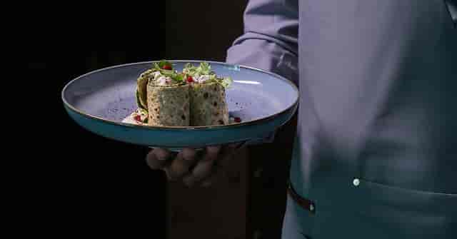 High-end hors d'oeuvres service at Black City Lounge for corporate events and catering.