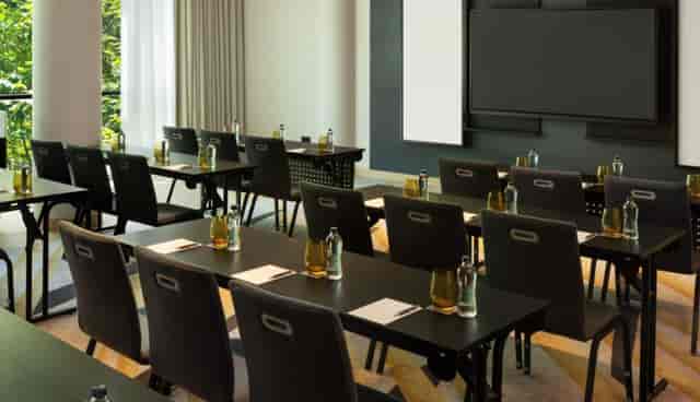 Classroom-style Meeting Room 3 in Paragraph Tbilisi for training workshops.
