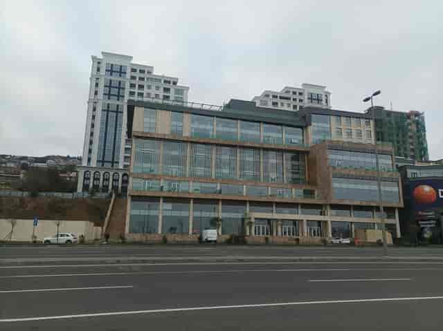 Bayil Plaza business center with glass frontage, ideal for corporate conferences and events.