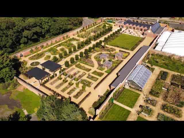 Kitchen Garden at Kirkleatham Walled Garden for outdoor receptions and culinary events.