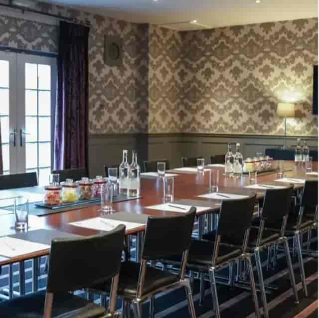 Boardroom meeting room at Malmaison Edinburgh Leith for corporate strategy sessions.