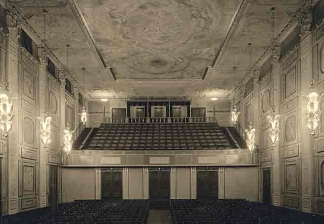 Grünewald Hall, Stockholm: Historic auditorium with tiered seating for award ceremonies and events.