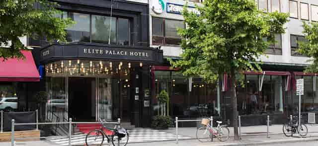 Elite Palace Hotel Hälsingesalen red carpet entrance for premium corporate events.