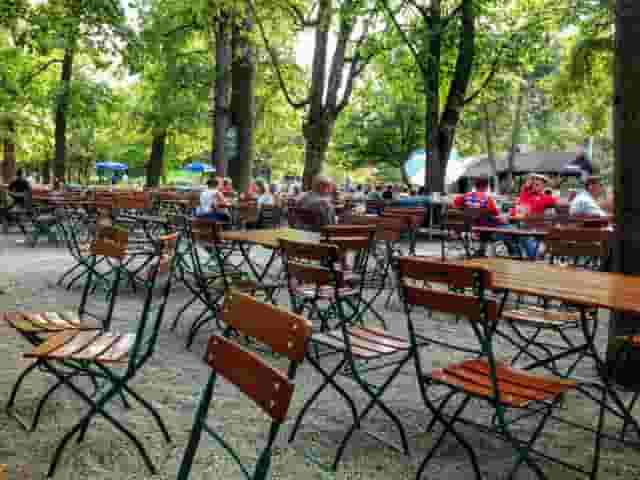 Beer garden