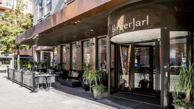 Team+Spirit breakout patio at Hotel Birger Jarl, ideal for networking events and receptions.