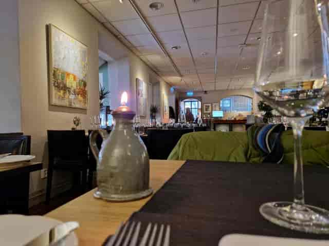 Rudenschöld conference room dinner setup for professional networking events.