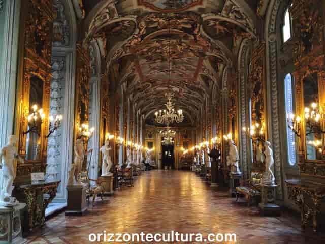 Galleria degli Specchi in Palazzo Brancaccio: historic gala venue with ornate architectural detail.