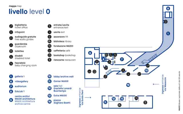 Mappa del Museo | MAXXI