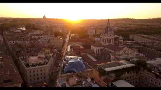 La Lanterna Rome rooftop terrace for exclusive corporate gala and incentive event.