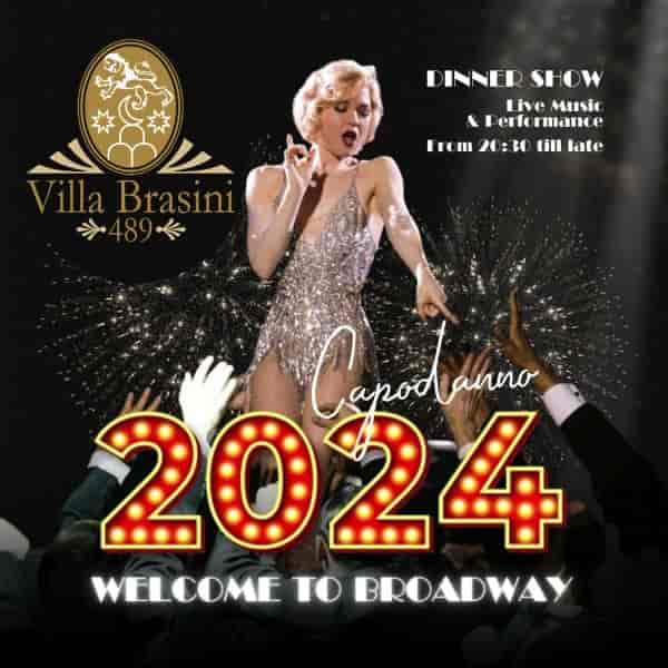 New Year’s Eve gala at Villa Brasini, Sala delle Carrozze dinner show performance.