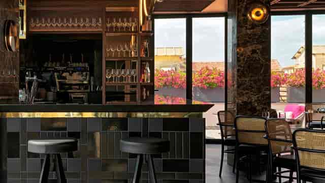 Rooftop lounge at Hotel Orazio Palace for corporate receptions and business cocktail events.