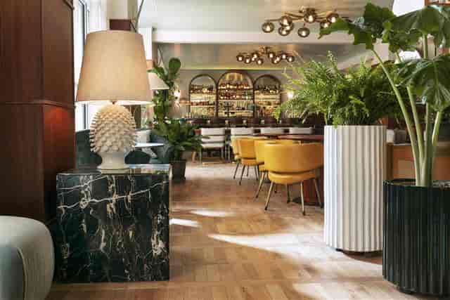 L'Appartamento at The Hoxton Rome: Stylish hotel lobby for VIP networking and corporate meetings.