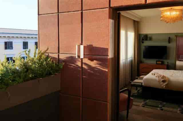 Luxury private terrace at L'Appartamento, The Hoxton Rome for executive retreats and VIP events.