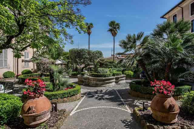 Sala Agrumeto garden terrace for boutique weddings and outdoor cocktail receptions.