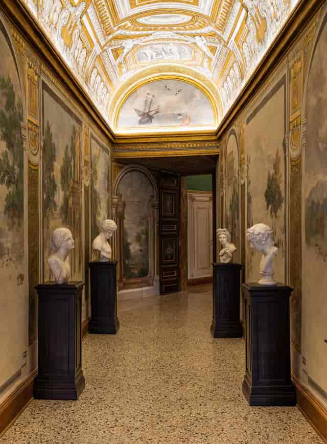 Ornate Railings Hall at Palazzo Shedir: Stunning VIP entrance and elegant event reception venue.