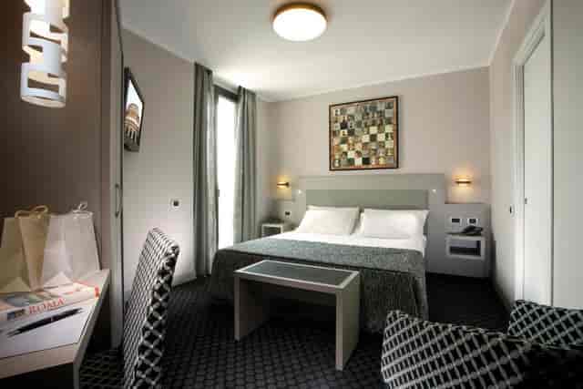 Noba Hotel suite with workspace for business travel and conference accommodation.