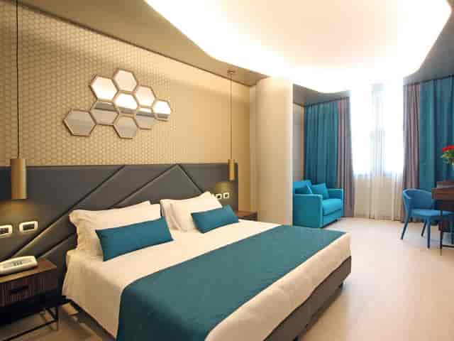 Modern hotel workspace at The Hive for corporate events and business travel.