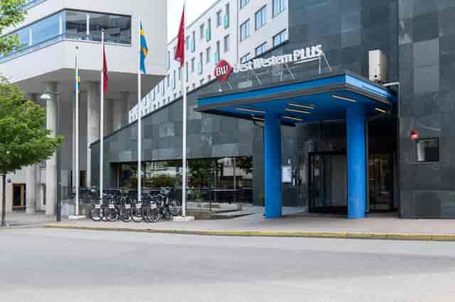 Best Western Plus Park City hotel lobby for corporate events and business meetings in Stockholm.