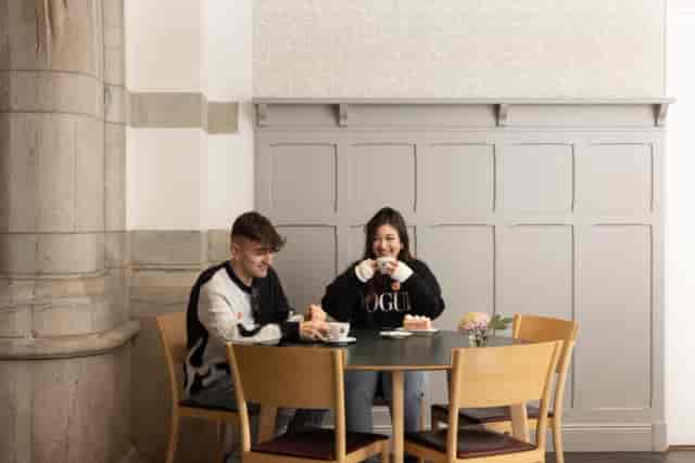 Nordiska museet table settings for small group networking and breakout event spaces.