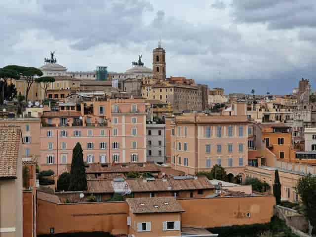 Rhinoceros Rooftop bar: Scenic Rome skyline view for executive retreats and networking events.
