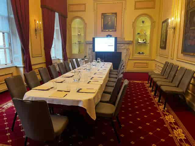 Selkirk Room at The Caledonian Club, elegant meeting space for corporate events.