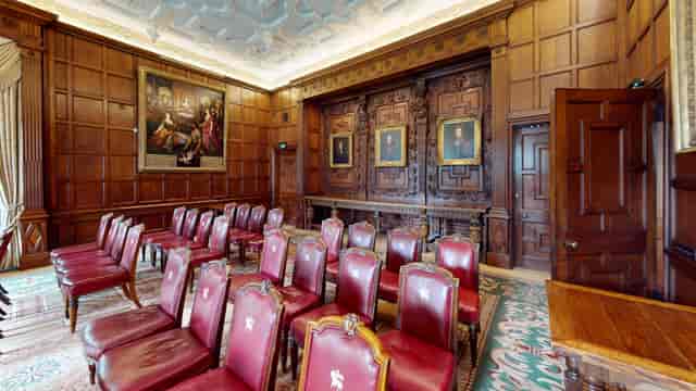 Middle Temple Parliament Chamber wood paneling event