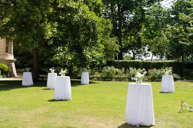 Middle Temple garden cocktail reception event