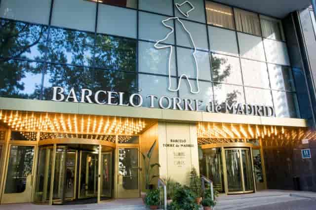 Barceló Torre de Madrid suite exterior: premium venue for corporate events and incentive travel.
