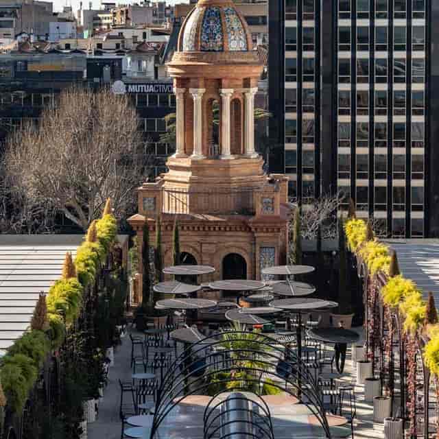 Historic rooftop venue at Terraza ABC, perfect for premium cocktail receptions and networking events.