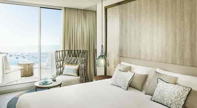 Luxury Nobu Hotel Ibiza Bay meeting room with balcony for executive retreats and incentive travel.