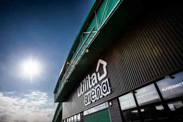 Hawthorns Restaurant exterior at Utilita Arena, prime venue for corporate events and conventions.