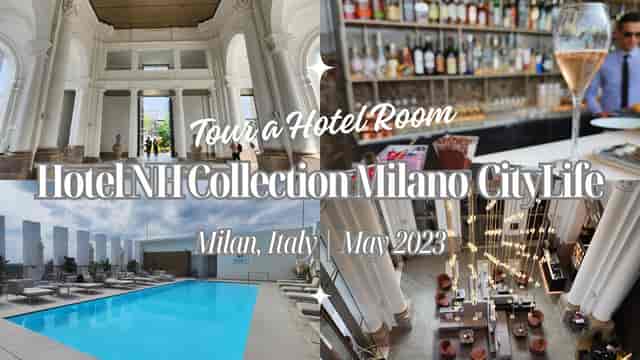 Luxury lobby at NH Collection Milano CityLife for executive retreats and corporate incentive events.