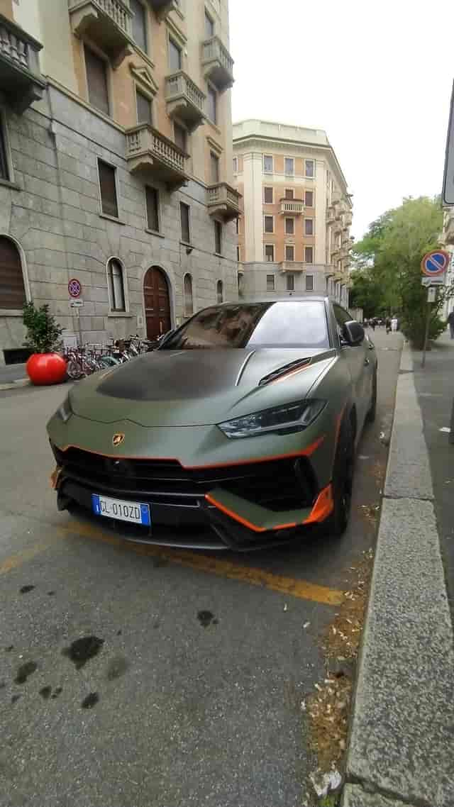 Luxury car displayed at Studios Borgonuovo Uno for high-impact brand activation or incentive event.