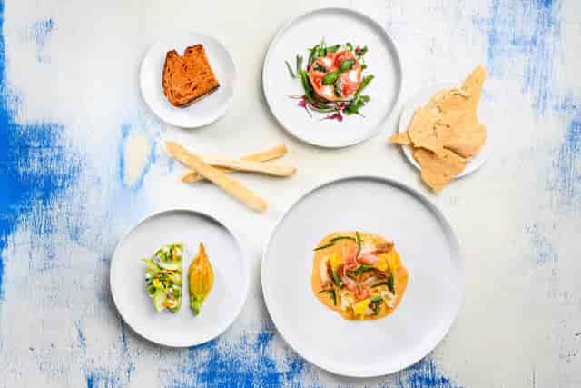Terrazza Gallia plated menu for VIP gala dinner and refined corporate tasting.