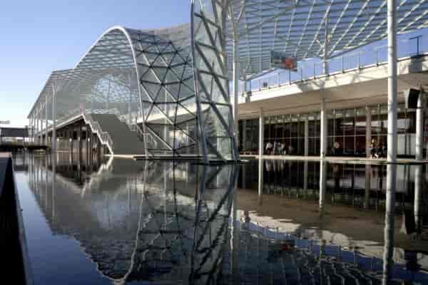 Fiera Milano exhibition hall: modern architecture for trade shows and industry conferences.