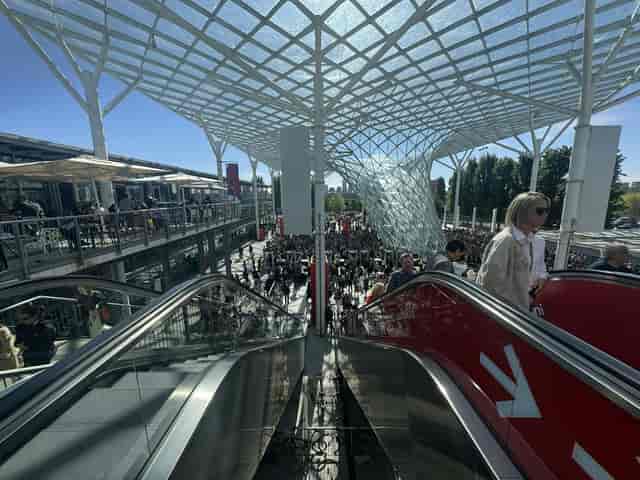 Fiera Milano live music arena with modern architecture for large-scale concerts and exhibitions.