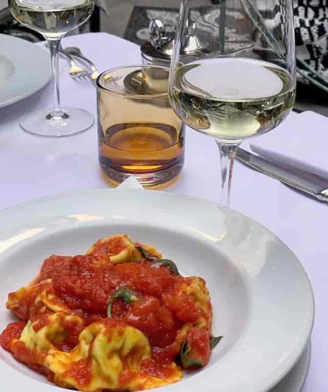 Fine dining at Il Salumaio 1957: luxury plated lunch for corporate VIP and board networking events.