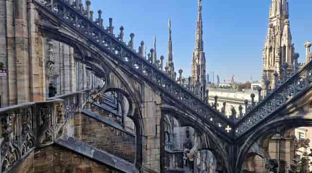 Rooftop terrace in Milan for luxury corporate incentive trips and VIP networking events.