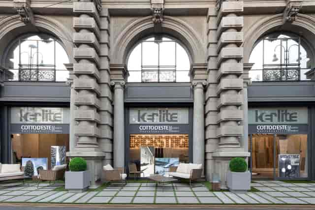 Elegant corporate reception venue at Brera Site, neoclassical architecture for product showcases.