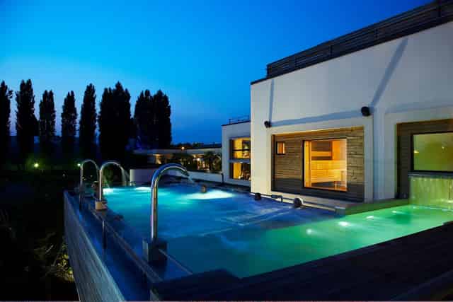 Olympic-size open-air pool