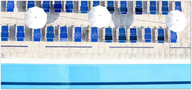 Olympic-size open-air pool