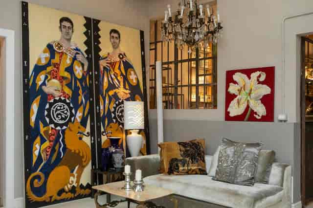 Portanuova Garden House Milano eclectic lounge for VIP meetings and upscale event green rooms.