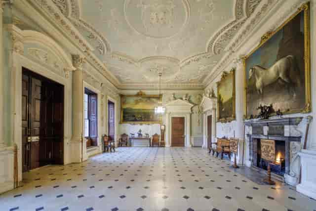 The North Hall, Badminton Estate: historic event space for upscale meetings and receptions.