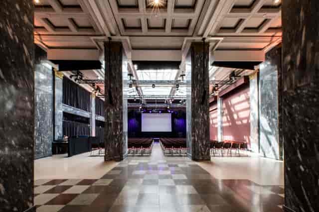 Sentralen Marmorsalen corporate event venue, adaptable architecture