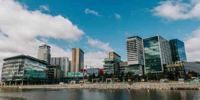 MediaCityUK waterfront venue for corporate conferences and mixed-use events.
