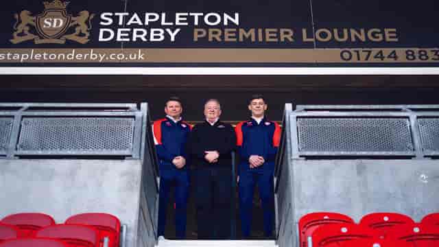 Stapleton Derby Premier Lounge at Totally Wicked Stadium for corporate events and brand activation.